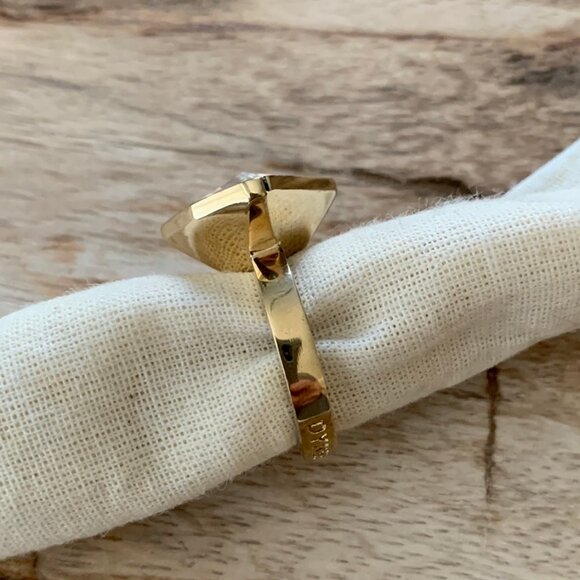 Dyrberg/Kern Phena huge Swarovski crystal ring - Picture 7 of 7